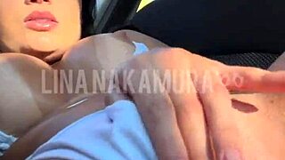 Asian Blogger Caught by Guard, Fucks Bareback in Public Parking with Monster Cock.