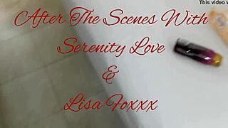 i kissed serenity love and lisa foxxx after our girl on girl scenes