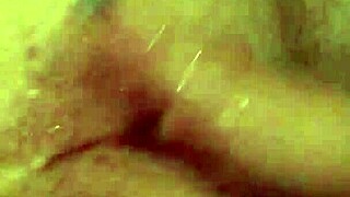 wife gently fingers husband's ass