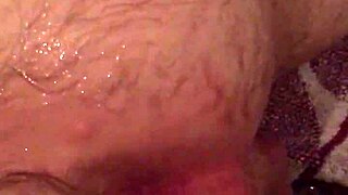 wife gently fingers husband's ass