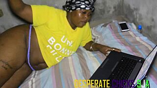 wet pussy rides big black cock in ghetto