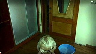 Mrs. Lazinski plays the naive mature maid in stockings