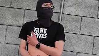 I dropped my pants for a quick public handjob in the open