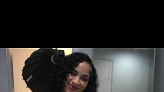 Princess Yaya enjoys a relaxing bath in the bathroom.