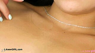 super cute brunette teen intensely shows sexy body in casting