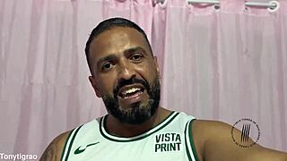 brunette milf gets intimate massage turning into fucking