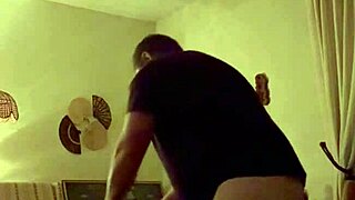 Amateur ebony bent over for homemade doggystyle