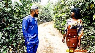 African stud rams through her tight hairy bush hard.