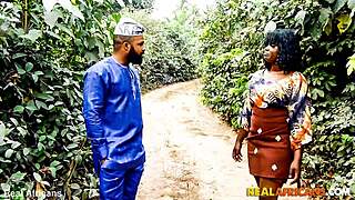 African stud rams through her tight hairy bush hard.