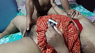 Desi bhabi Priya heats up with steamy lover action.