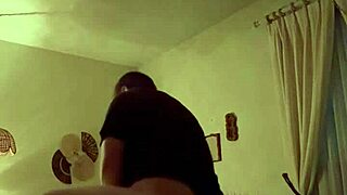 Amateur ebony bent over for homemade doggystyle