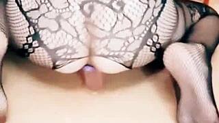 Home Porno with My Mature Skinny Wife in Stockings Is Wild