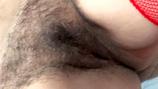 Beautiful Stepmother Slips into Erotic Lingerie to Seduce and Please the Curious Neighbor.