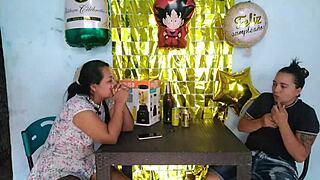 Latina lover surprises me with intense pussy licking