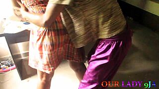 the ebony actress with big black ass had her movie director finger her wet pussy until she squirted, then he pussyfucked her oiled ass hard