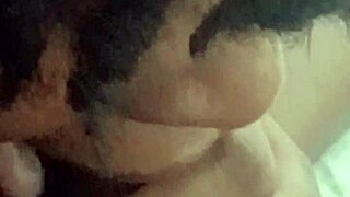 Jill wettmout delivers a sloppy close-up blowjob
