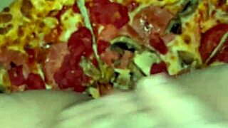 Saudi Teen Masturbates with Food in LA, Moaning Loudly