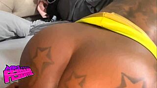 Sloppy creampie and blowjob on New Year's night