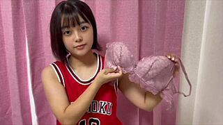 japanese amateur reveals old basketball underwear in detailed showcase