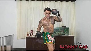 Nicoly Mattos Fucks Tattooed Student In Boxing Class