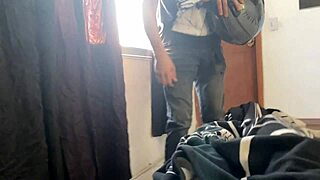 Finding My Girlfriend Masturbating Turns into Wild Fucking - Spanish Porn