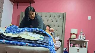 My girlfriend's parents left us alone, so we had real homemade fun.