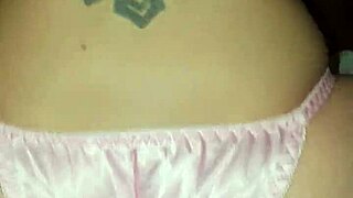 Satin Panties Tease Pussy Play