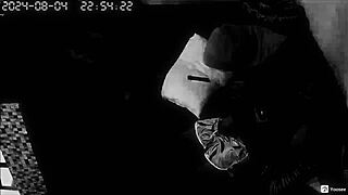 Caught masturbating on IP cam!