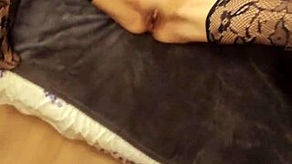 Milf In Stockings Fucks Backstage Homemade