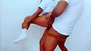 Man, my girlfriend rides me hard after school today