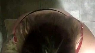 I give my friend a rich blowjob.