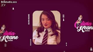 I rimmed that chubby teen with blue eyes in the bedroom