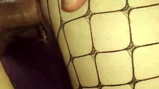 Milf In Stockings Fucks Backstage Homemade