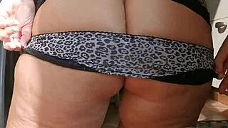 My WIFE cleans in PANTIES then GETS FUCKED hard