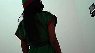 Eager Brunette Enjoys A Relaxing Massage Session With Flashing Moments