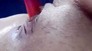 Watch this amateur teen 18+ finger her pussy with a dildo!