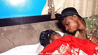 army boyfriend and his fiancee share private moments