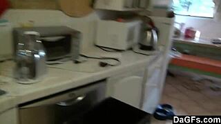 Hottie Teen 18+ Fucked In Kitchen