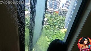 Horny 19-Year-Old Japanese Teen Gets Surprise Shower Sex