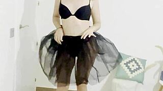 This cute mature woman loves to provoke with her boobs!