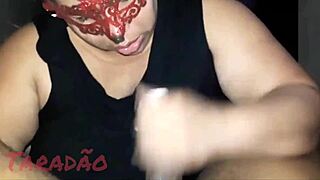 Look at this fat puta leiteira taking it in the ass and swallowing cum!