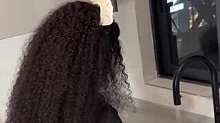 Ebony Maid Caught With Boss