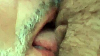 I lick my lover's pussy to orgasm