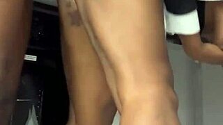 Ebony Maid Caught With Boss