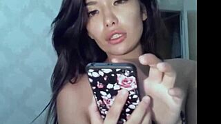 Hot Asian Webcam Girl Masturbating Big Tits!