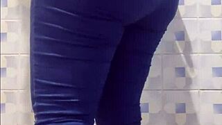 i caught a mature woman in a public bath