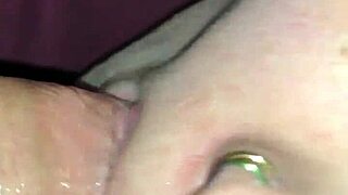 sloppy pov blowjob closeup in college homemade setting