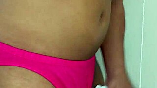 Wearing Erotic Panty For Solo Masturbation Session