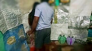 Indian village student bangs aunty in hardcore bathroom first time