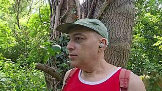 public outdoor humiliation in nunhead cemetery woods